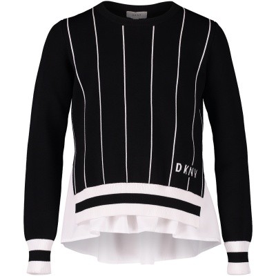 Afbeelding van DKNY D35N76 kindertrui zwart