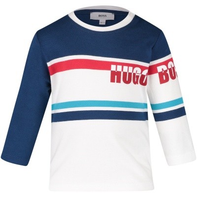 Afbeelding van Boss J05678 baby t-shirt wit