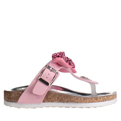 Afbeelding van MonnaLisa 8C3017 kinderslippers roze