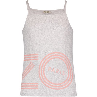 Afbeelding van Kenzo KN10188 kinder t-shirt licht grijs