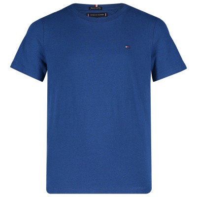 Afbeelding van Tommy Hilfiger KB0KB04692 kinder t-shirt cobalt blauw