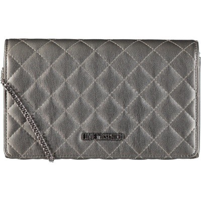 Afbeelding van Moschino JC4095 dames flapbag zilver