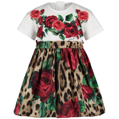 Afbeelding van Dolce & Gabbana L2JDZ1 babyjurkje wit