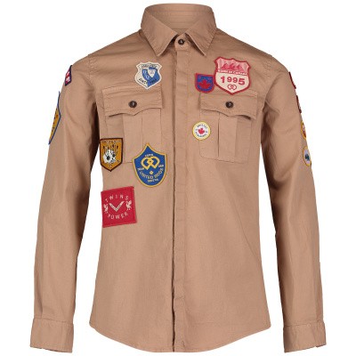 Afbeelding van Dsquared2 DQ03ER kinder overhemd beige