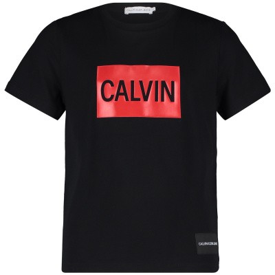 Afbeelding van Calvin Klein IB0IB00138 kinder t-shirt zwart