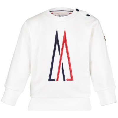 Afbeelding van Moncler 8024805 baby trui off white