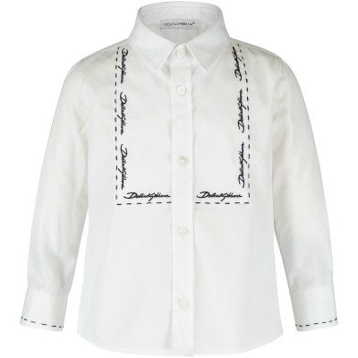 Afbeelding van Dolce & Gabbana L12S44 baby blouse wit