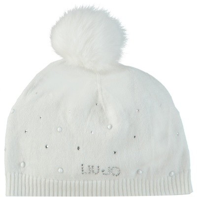 Afbeelding van Liu Jo H68006 babymutsje off white