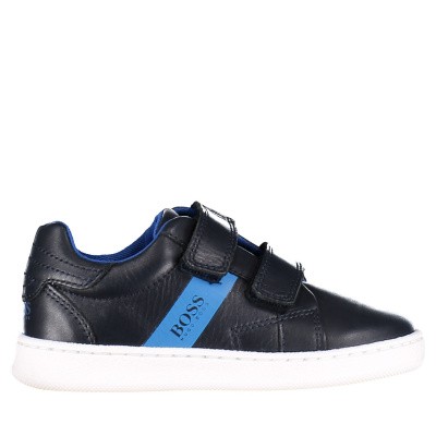 Afbeelding van Boss J09E02 kindersneakers navy
