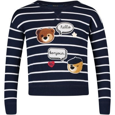 Afbeelding van Ralph Lauren 312702117 kindertrui navy