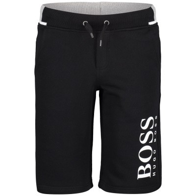 Afbeelding van Boss J24583 kinder shorts zwart