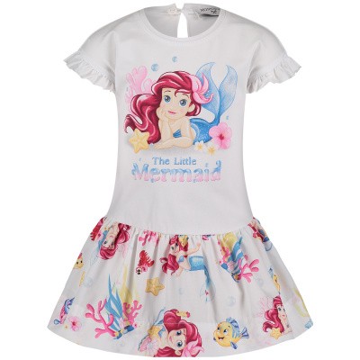 Afbeelding van MonnaLisa 313929P2 babyjurkje wit
