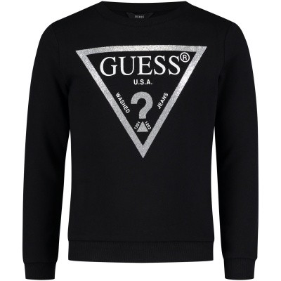 Afbeelding van Guess K74Q12 kindertrui zwart