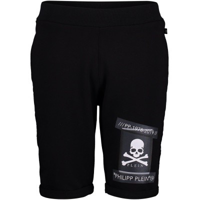 Afbeelding van Philipp Plein BJT0202 kinder shorts zwart