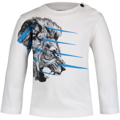 Afbeelding van Marcelo Burlon 18IBMB14020010B000 baby t-shirt wit