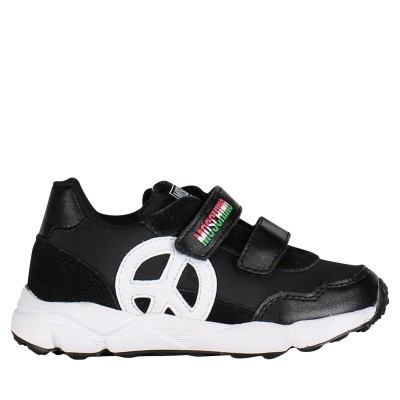 Afbeelding van Moschino 26270 kindersneakers zwart