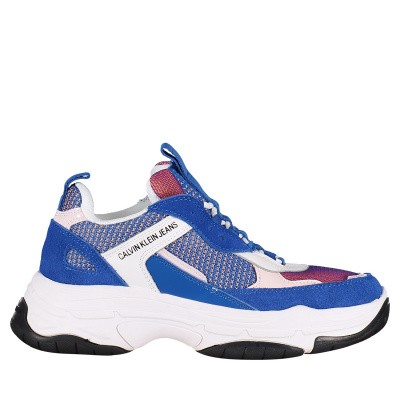 Afbeelding van Calvin Klein MAYA dames sneakers cobalt blauw