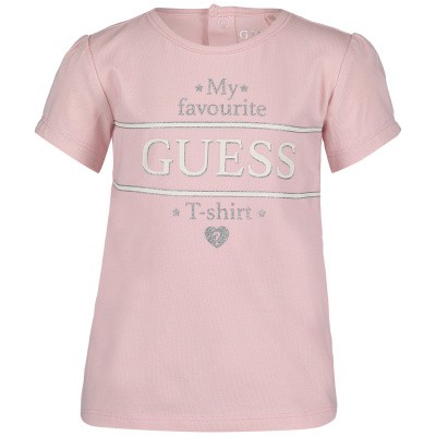 Afbeelding van Guess A91I11 baby t-shirt licht roze