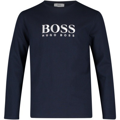 Afbeelding van Boss J25D14 kinder t-shirt navy