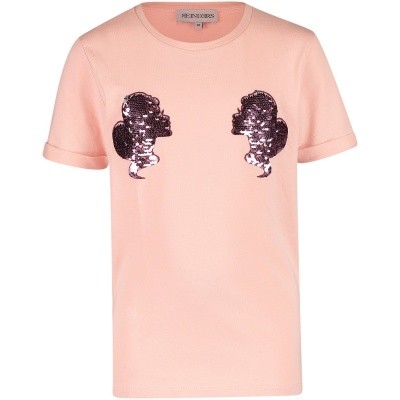 Afbeelding van Reinders REINDERS HEADLOGOS kinder t-shirt licht roze