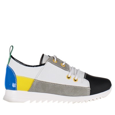 Afbeelding van Giuseppe Zanotti SBE9112/9412 kinderschoenen wit