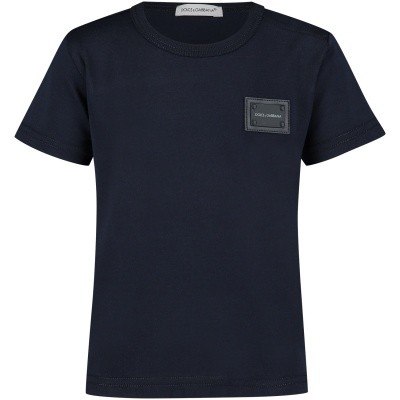 Afbeelding van Dolce & Gabbana L1JT7T G7OLK baby t-shirt navy
