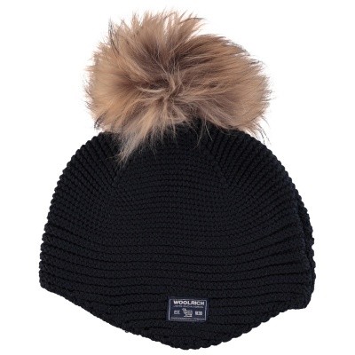 Afbeelding van Woolrich BKACC1142 baby mutsje navy