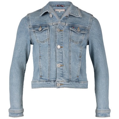 Afbeelding van Tommy Hilfiger KG0KG04232 kinderjas jeans