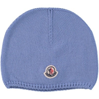 Afbeelding van Moncler 9921305 babymutsje licht blauw