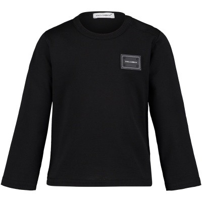 Afbeelding van Dolce & Gabbana L1JT7M G7OLK baby t-shirt zwart