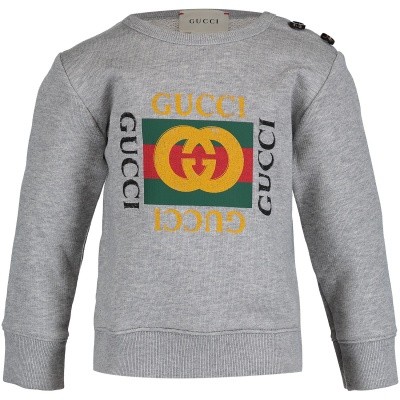 Afbeelding van Gucci 497819 baby trui grijs