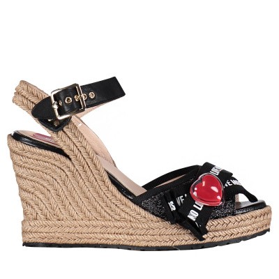 Afbeelding van Moschino JA1631 dames sandalen zwart