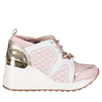 Afbeelding van Michael Kors ZIA NEO CALI kindersneakers licht roze