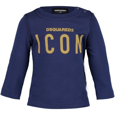 Afbeelding van Dsquared2 DQ031Q baby t-shirt navy