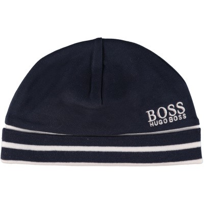 Afbeelding van Boss J91090 babymutsje navy