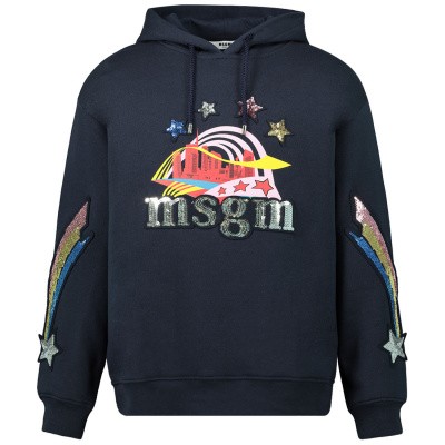 MSGM 020668 kindertrui navy Afbeelding van MSGM 020668 kindertrui navy