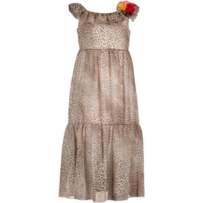 Afbeelding van MonnaLisa 113938F5 kinderjurk panter