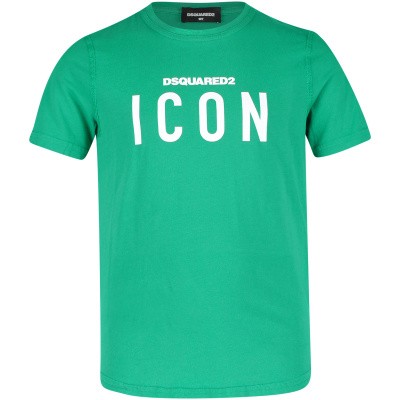 Afbeelding van Dsquared2 DQ02M8 kinder t-shirt groen