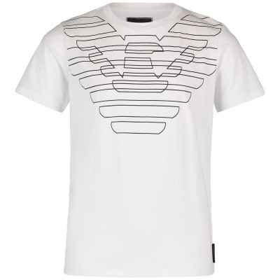 Afbeelding van Armani 3G4T85 kinder t-shirt wit