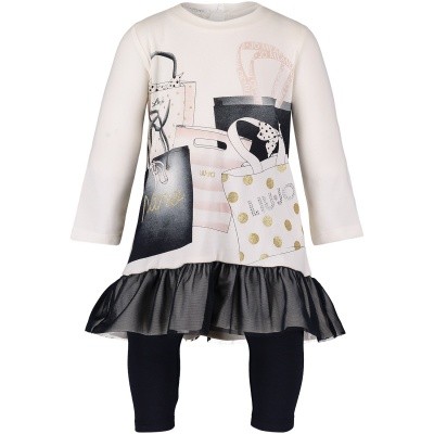 Afbeelding van Liu Jo H68075 babyjurkje off white