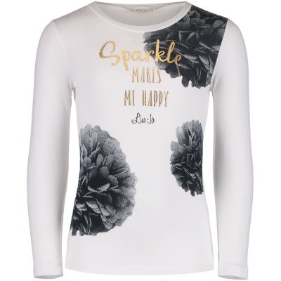 Afbeelding van Liu Jo K68054 kinder t-shirt off white