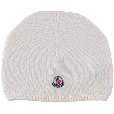 Afbeelding van Moncler 9921305 babymutsje off white