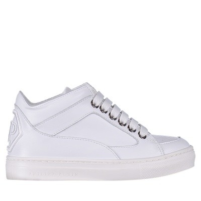 Afbeelding van Philipp Plein BSC0074 kindersneakers wit