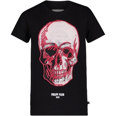 Afbeelding van Philipp Plein BTK0505 kinder t-shirt zwart