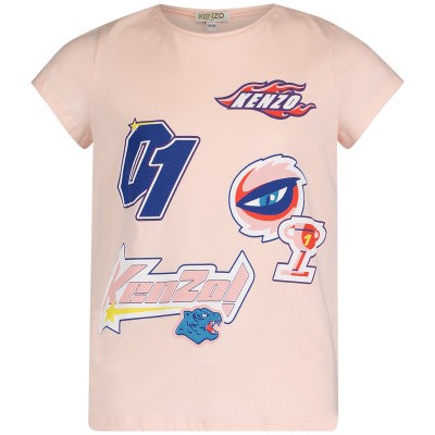 Afbeelding van Kenzo KN10018 kinderrokje licht roze