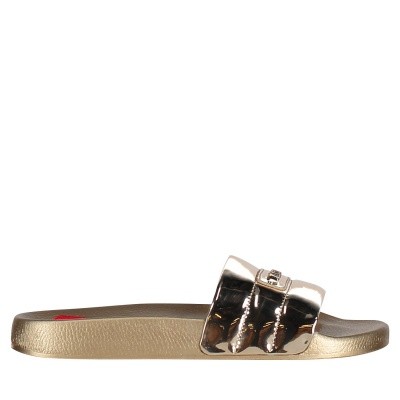 Afbeelding van Moschino JA2801 dames slippers goud