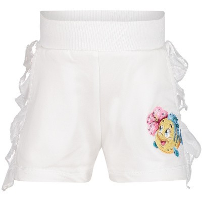 Afbeelding van MonnaLisa 393424RI Joggingshorts wit
