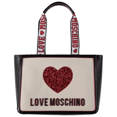 Afbeelding van Moschino JC4154 dames tas off white