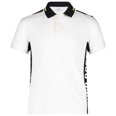Afbeelding van Boss J25D51 kinder polo wit