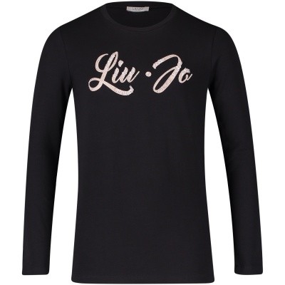 Afbeelding van Liu Jo G68145 kinder t-shirt zwart